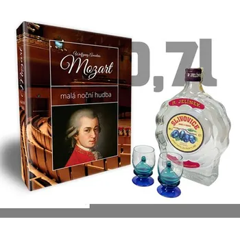 Noční stolek W.A. Mozart - Malá noční hudba - Velká léčivá kniha (0,7 l)