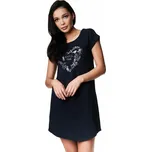 Henderson Dámská noční košilka Zoe černá s ptáčky Velikost: S