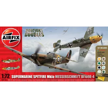 Gift Set letadlo A50135 - Supermarine Spitfire Mk1a Messerschmitt BF109E-4 (1:72)