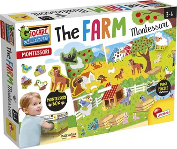 Desková hra Lisciani Montessori hra farma