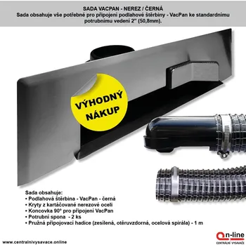 Určeno pro centrální vysavače.