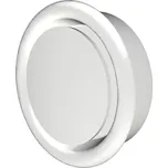 Anemostat talířový ventil odvodní s límcem d125 mm, bílý MIKAWI 14-0381