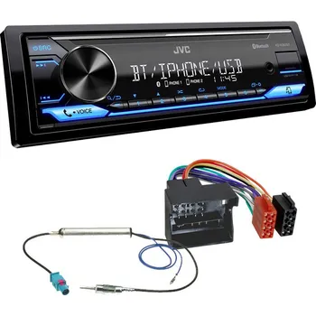 Auto Hi-Fi Autorádio ŠKODA FABIA III. JVC KD-X382BT Bluetooth s instalační sadou