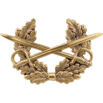 ARMÁDNÍ ORIGINÁL BW BUNDESWEHR Odznak na čepici BW (Bundeswehr) meče bronz originál