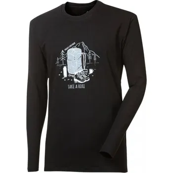 Pánské tričko Triko dlouhé pánské Progress VANDAL "HIKE", černé Velikost: XXL