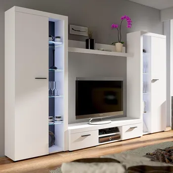 Obývací stěna Obývací stěna RUMBA XL | 300 cm | bílá