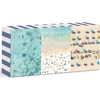 Dřevěná hračka Galison Puzzle Letecké záběry pláží 3×120 dílků