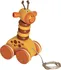 Dřevěná hračka Detoa Žirafa Mary tahací