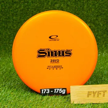 Disc golf Sinus - Zero Hard (Latitude64) - putter Barva: Oranžová 173-175g
