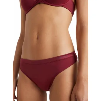 Kalhotky TOMMY HILFIGER DÁMSKÁ TANGA THONG VÍNOVÁ UW0UW03259 XJS Velikost: S