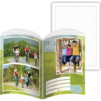 Blok Čtverečkovaný fotonotes v kroužku, 64 stran (A6)