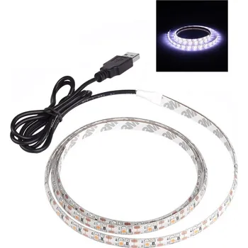LED osvětlení Lighting LED pásek DC5V USB 2 m/120diod 10W IP20 čistá bílá (LED pásek 2 metry s USB)