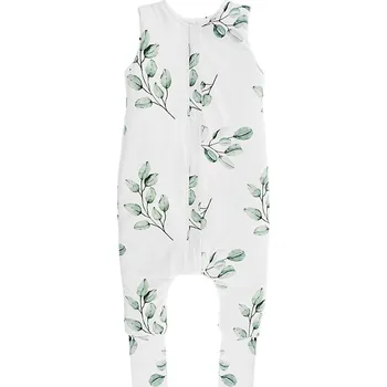 Dětské zboží Sleepee Celoroční spací pytel s nohavicemi Eukylaptus/Černé tečky S