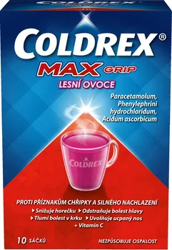 Lék na bolest, zánět a horečku Coldrex Maxgrip Lesní ovoce