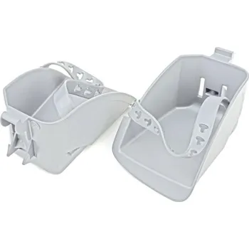 Cyklotrenažér Author opěrka nohou - model Bubbly maxi (stříbrná)