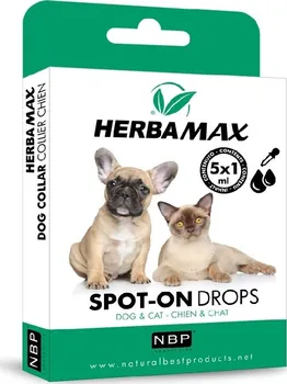 Antiparazitikum pro psa Herba Max Spot-on Dog+Cat Drobs 5 x 1 ml