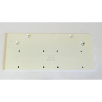 Dorma deska montážní plochá pro zavírač 7359 TS 73 - BÍLÁ