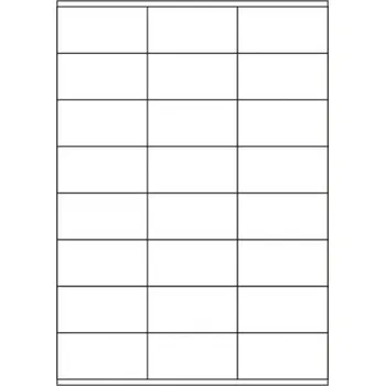 Speciální papír Etikety PRINT 70x36 mm bílé snímatelné (100xA4)