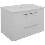 A-interiéry Koupelnová skříňka s keramickým umyvadlem George W 80