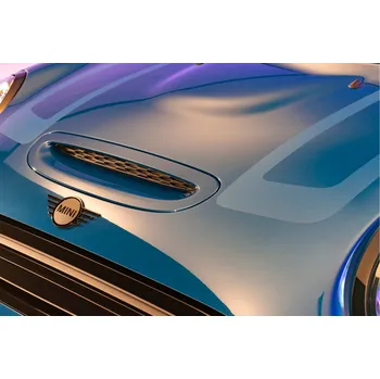 Znak automobilu Vnější loga MINI - Piano Black Varianta: Nápis Cooper D