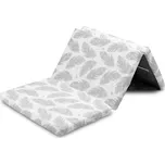 Matrace do postýlky skládací Sensillo 120x60cm Pírka (Skládací matrace do postýlky 120x60 cm)