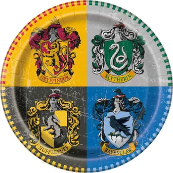 Party nádobí Godan Papírové talířky Harry Potter 23 cm 8 ks