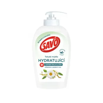 Mýdlo SAVO antibakteriální tekuté mýdlo heřmánek a jojobový olej 250 ml