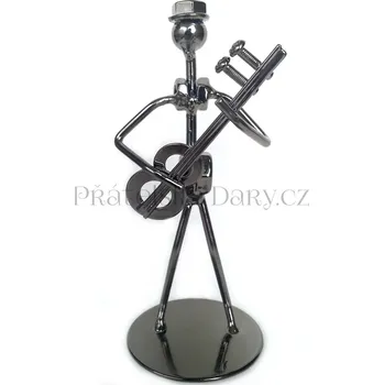 Kytarista 1 Soška muzikant / Kov 13cm