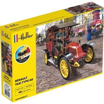 Plastikový model Heller 1/24 Renault Taxi Type AG starter kit