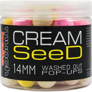 Boilies Munch Baits plovoucí boilies Cream Seed washed pop ups Průměr: 14 mm