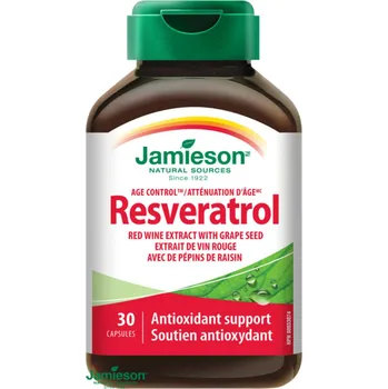 Jamieson Resveratrol 50 mg 30 cps.