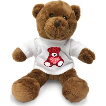 plyšák Medvídek Teddy s potiskem Medvídek pro zamilované