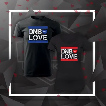 Dámské tričko DNBMARKET.CZ Set 2 dámské + pánské tričko 2018 1. Vyber svůj set: 1, 2. Pánské - vyber velikost: M, 3. Dámské - vyber velikost: S