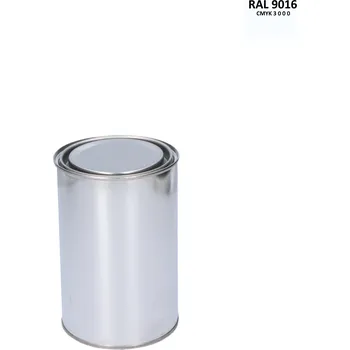 barva na zeď barva antikorozní polomatná na zinek RAL9016, dopravní bílá, 1 kg - dopravní bílá, balení 1 kg, 5 kg, 10 kg