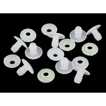 Klouby s pojistkou Ø20 mm, barva transparent