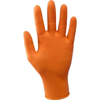Pracovní rukavice RUKAVICE Z NITRILU AQL 1.5, ORANŽOVÉ VEL. XXL (10KUSŮ V BALENÍ) (RUKAVICE Z NITRILU AQL 1.5, ORANŽOVÉ VEL. XXL (10KUSŮ V BALENÍ))