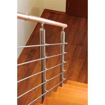 Zábradlí Set nerezového zábradlí - kotvení z boku - malá patka - 150 cm Madlo: Nerez