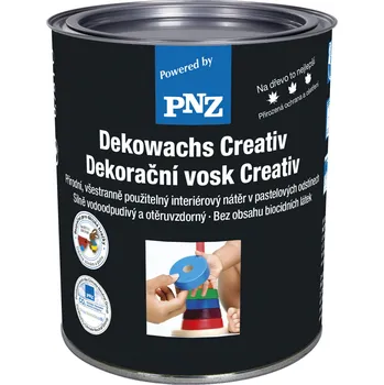 barva a nátěr na dřevo PNZ Dekorační vosk Creativ 0,75l Odstín: Sand - pískový