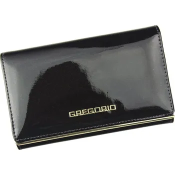Peněženka Černá kožená peněženka Gregorio ZLL112