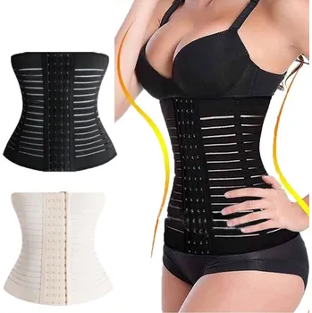 Stahovací tričko XBRA Univerzální korzetový stahovací pás - tělová barva velikost XXL