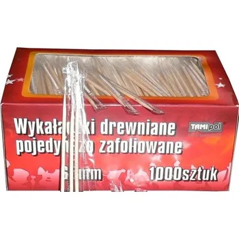Párátko a napichovátko Párátka dřevěné 6,5 cm, hygienicky balené, 1000 ks/bal. 7000
