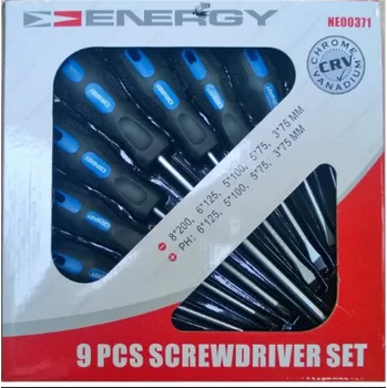 Nářadí pro automobil Sada šroubováků 9ks ENERGY