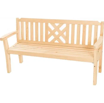 Zahradní lavice DEOKORK Masivní zahradní lavice z borovice ROMANTIC (32 mm) - různé délky 180 cm