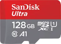 paměťová karta SanDisk Ultra microSDXC 128 GB Class 10 UHS-I + adaptér (SDSQUNR-128G-GN3MA)