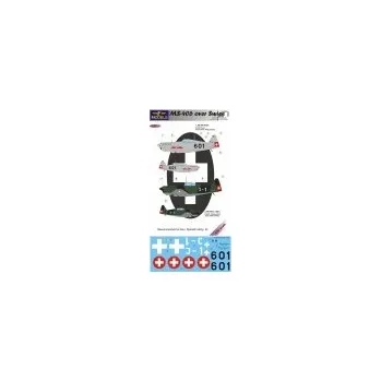 Plastikový model 1/32 Decals MS 406 over Swiss (SP.HOB.)