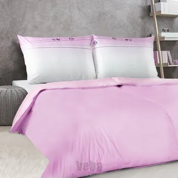 Povlečení VEBA Povlečení ptačí budky růžové 70x90 + 140x200 cm
