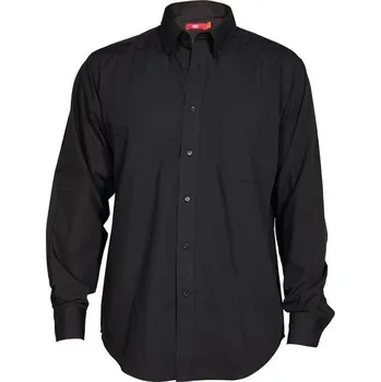 Pánská košile ROLY Košile AIFOS pánská, dlouhý rukáv E5504-02-XXXL 3XL Černá
