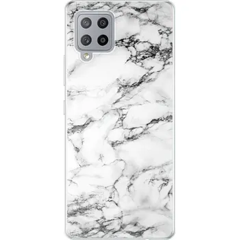 Pouzdro na mobilní telefon Odolné silikonové pouzdro iSaprio - White Marble 01 - Samsung Galaxy A42