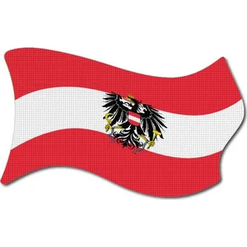 Vlajka Pelisport Rakouská vlajka vlající