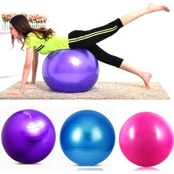 Gymnastický míč Gymnastický míč s pumpičkou, 75cm, barevný Vyber barvu :: Modrá